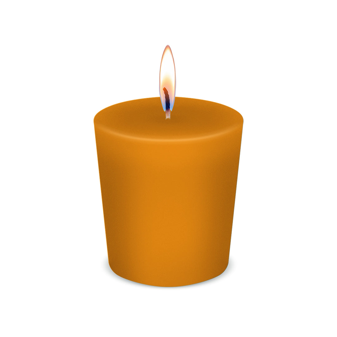 American Candle Mango Scented Votive Candle with Flame - Made in the USA