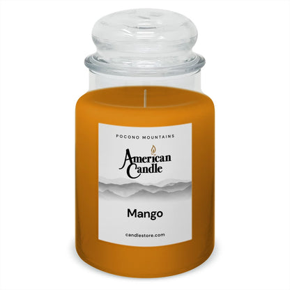 American Candle Mango 22 oz Glass Jar Scented Candle - Made in the USA