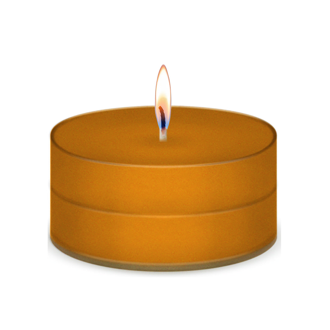 American Candle Mango Scented Tea Light Candle with Flame - Made in the USA