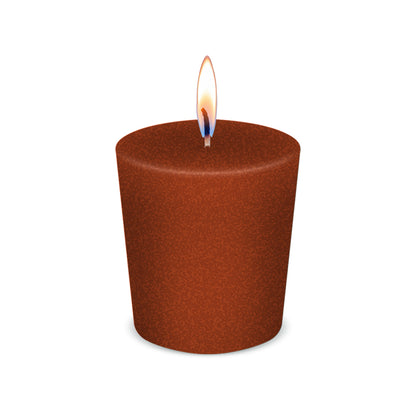 American Candle Mulled Cider Scented Votive Candle with Flame - Made in the USA
