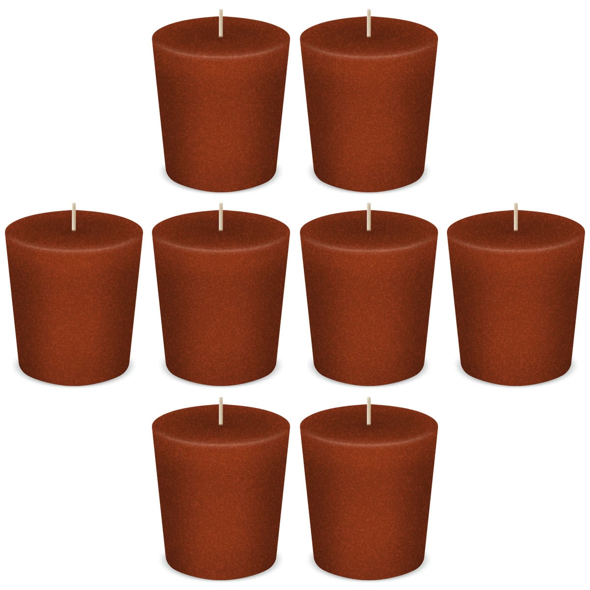 American Candle Mulled Cider Votive Scented Candles by American Candle - Box of 8 - Made in the USA