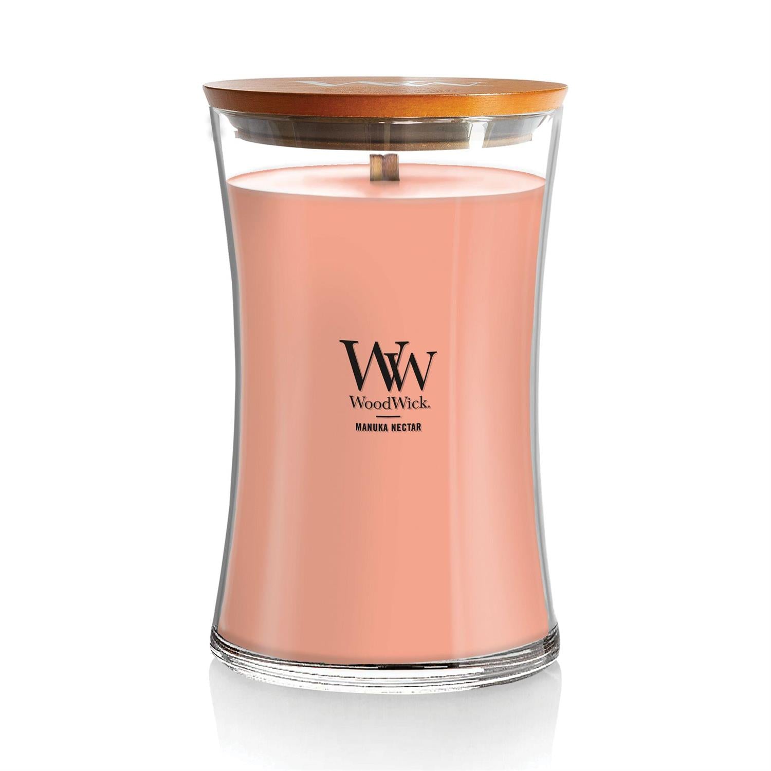 Manuka Nectar Scented Large Glass Jar Candle by WoodWick NW1753976