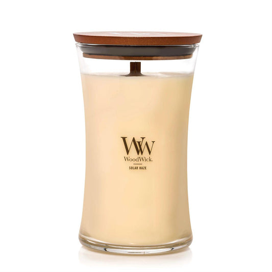 Solar Haze Scented Large Glass Jar Candle by WoodWick NW2643829