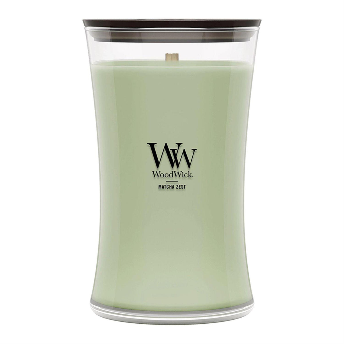 Matcha Zest Scented Large Glass Jar Candle by WoodWick NW2672684