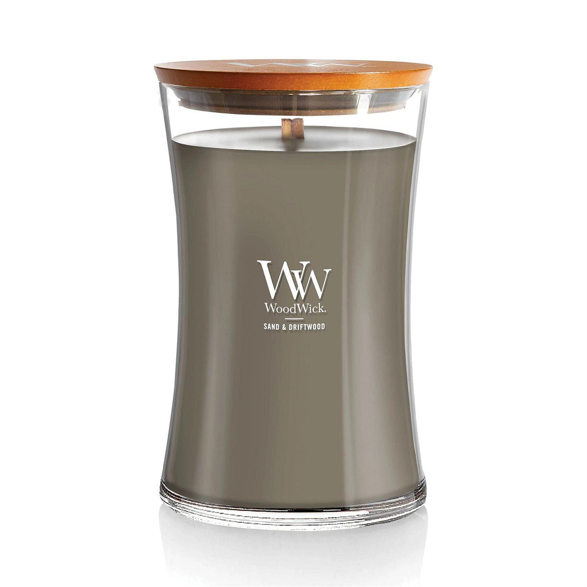 Sand and Driftwood Scented Large Jar Candle by WoodWick NW93378