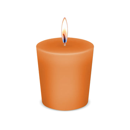 American Candle Orange Scented Votive Candle with Flame - Made in the USA