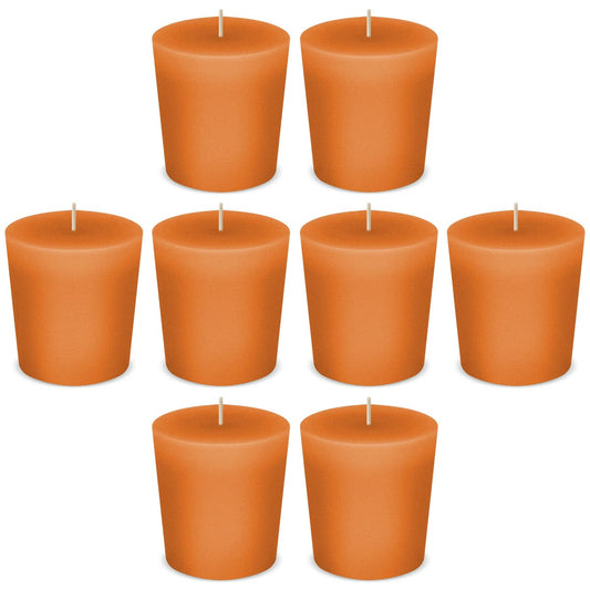 American Candle Orange Votive Scented Candles by American Candle - Box of 8 - Made in the USA