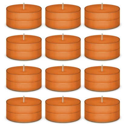 Orange Scented Tea Lights Candles by American Candle - 12 Pack