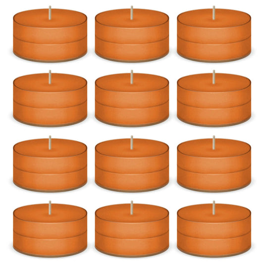 Orange Scented Tea Lights Candles by American Candle - 12 Pack