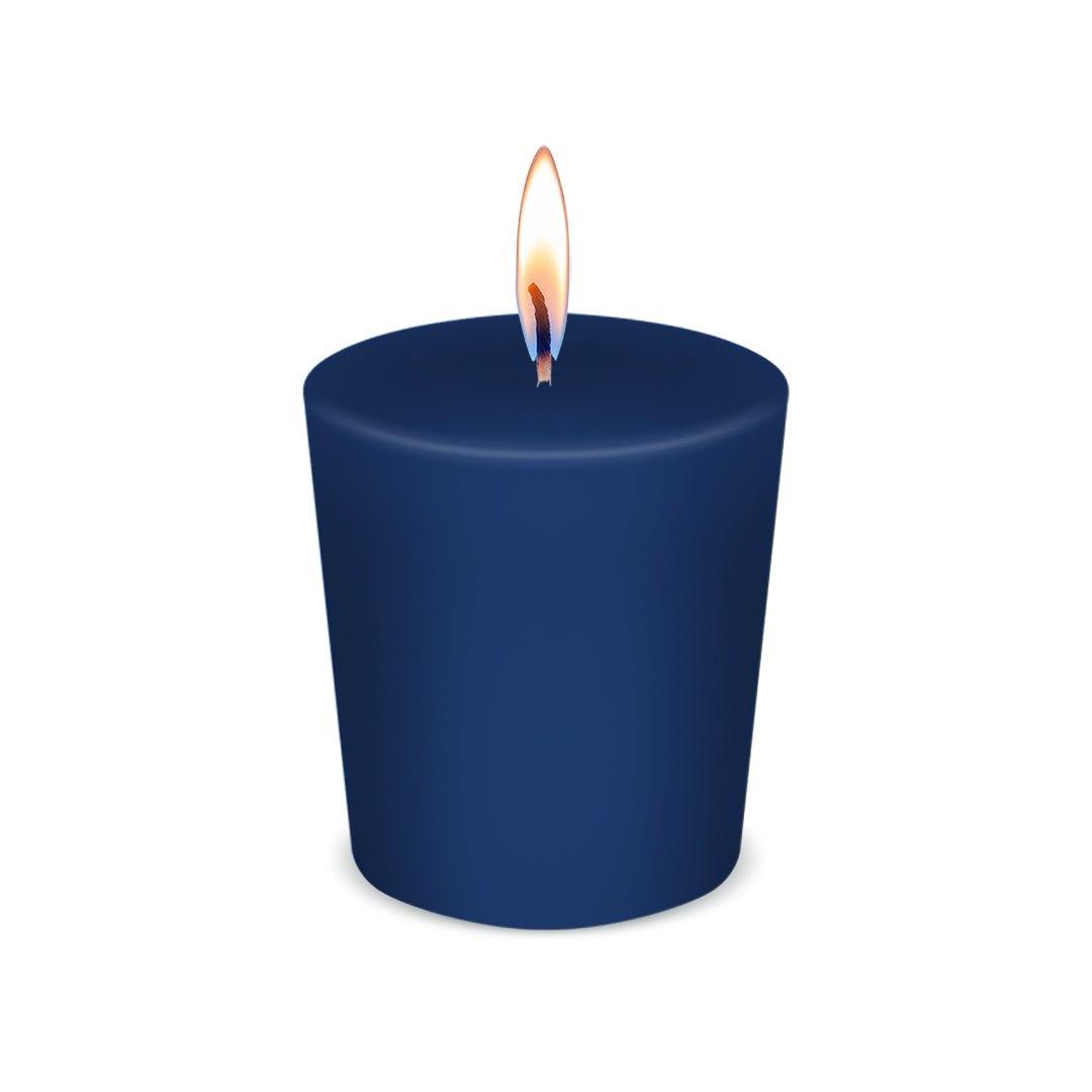 American Candle Patchouli Scented Votive Candle with Flame - Made in the USA