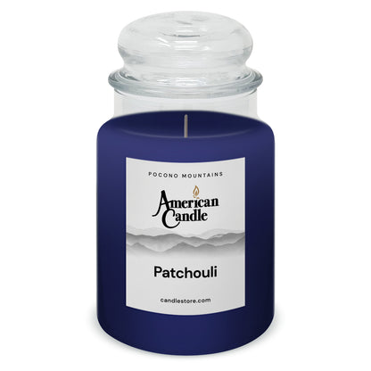 American Candle Patchouli 22 oz Glass Jar Scented Candle Made in the USA
