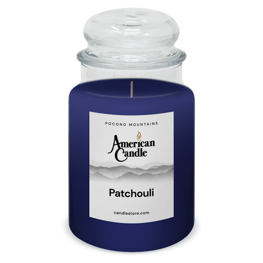 American Candle Patchouli 22 oz Glass Jar Scented Candle Made in the USA
