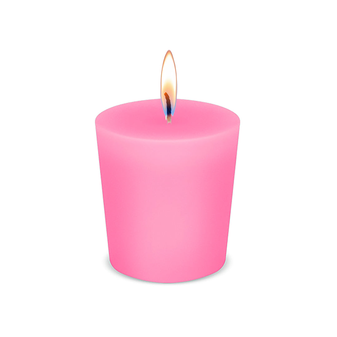 American Candle Pina Colada Scented Votive Candle with Flame - Made in the USA