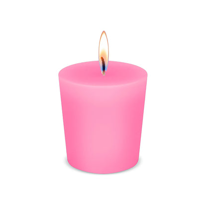 American Candle Pina Colada Scented Votive Candle with Flame - Made in the USA