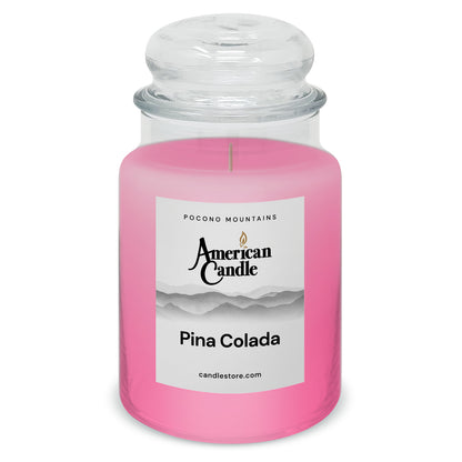 American Candle Pina Colada 22 oz Glass Jar Scented Candle - Made in the USA
