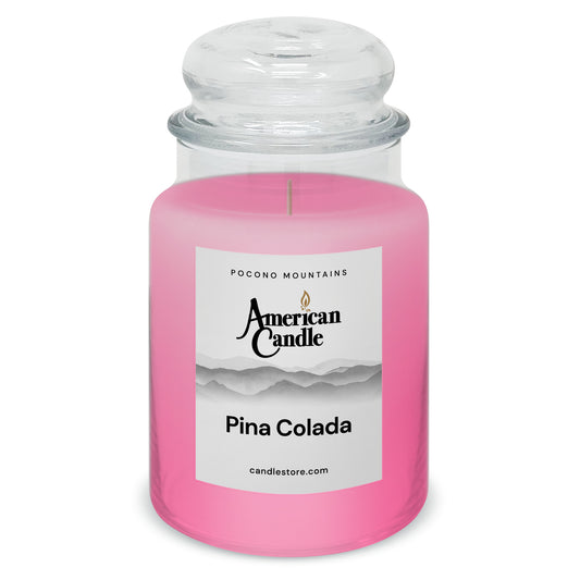 American Candle Pina Colada 22 oz Glass Jar Scented Candle - Made in the USA