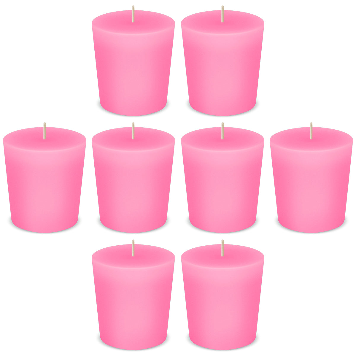 American Candle Pina Colada Votive Scented Candles by American Candle - Box of 8 - Made in the USA