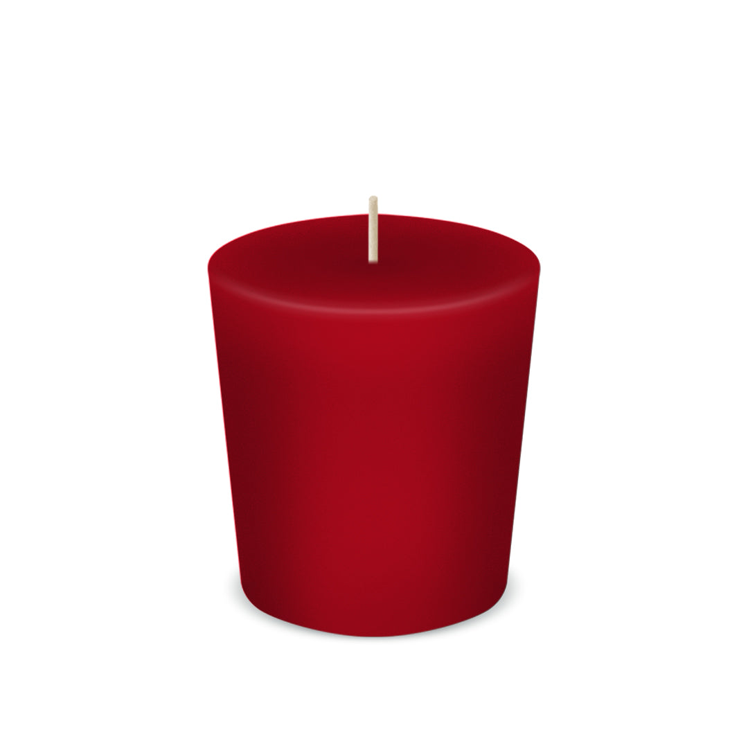 American Candle Pocono Pine Red Scented Votive Candle - Made in the USA
