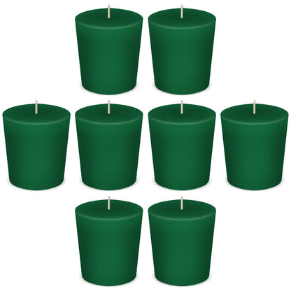 American Candle Pocono Pine Green Votive Scented Candles by American Candle - Box of 8 - Made in the USA