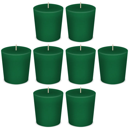 American Candle Pocono Pine Green Votive Scented Candles by American Candle - Box of 8 - Made in the USA