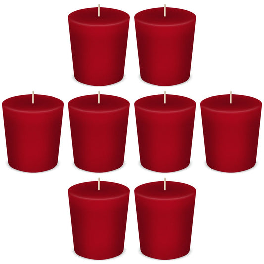 American Candle Pocono Pine Red Votive Scented Candles by American Candle - Box of 8 - Made in the USA