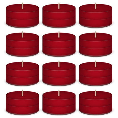 Pocono Pine Red Scented Tea Lights Candles by American Candle - 12 Pack