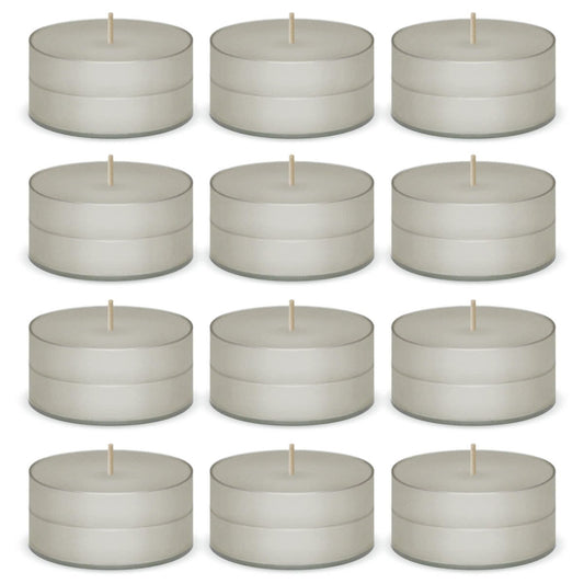 Pocono Pine White Scented Tea Lights Candles by American Candle - 12 Pack