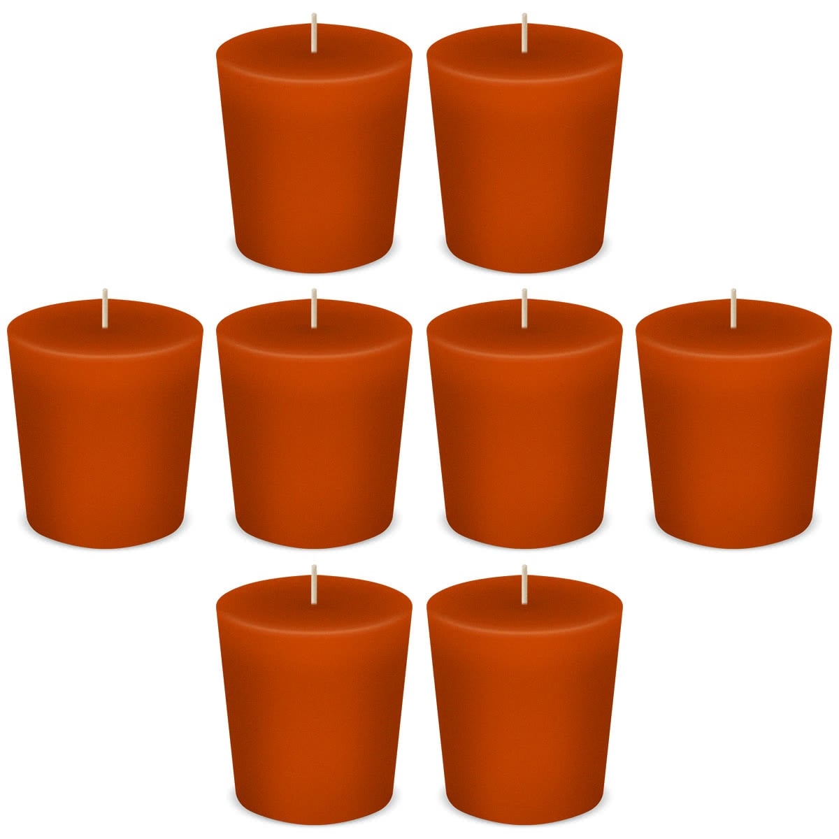 American Candle Pumpkin Votive Scented Candles by American Candle - Box of 8 - Made in the USA