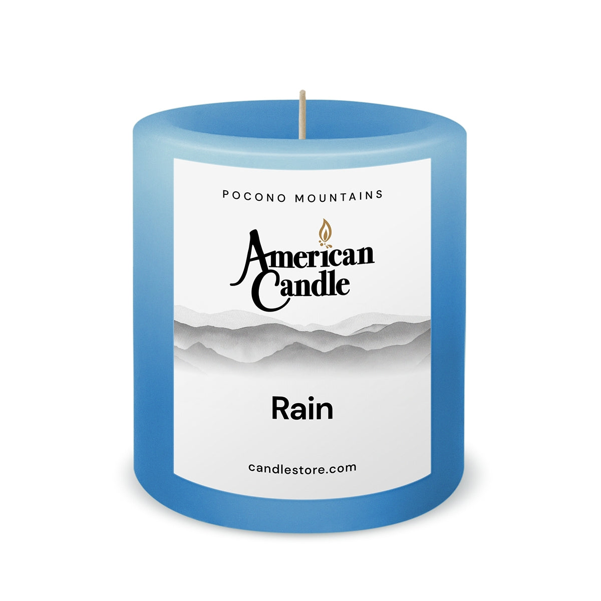 American Candle Honeydew Rain 3x3 Scented Pillar Candle - Made in the USA