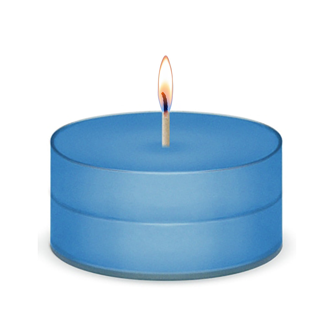 American Candle Rain Scented Tea Light Candle with Flame - Made in the USA