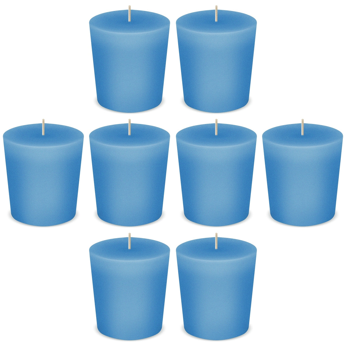 American Candle Rain Votive Scented Candles by American Candle - Box of 8 - Made in the USA