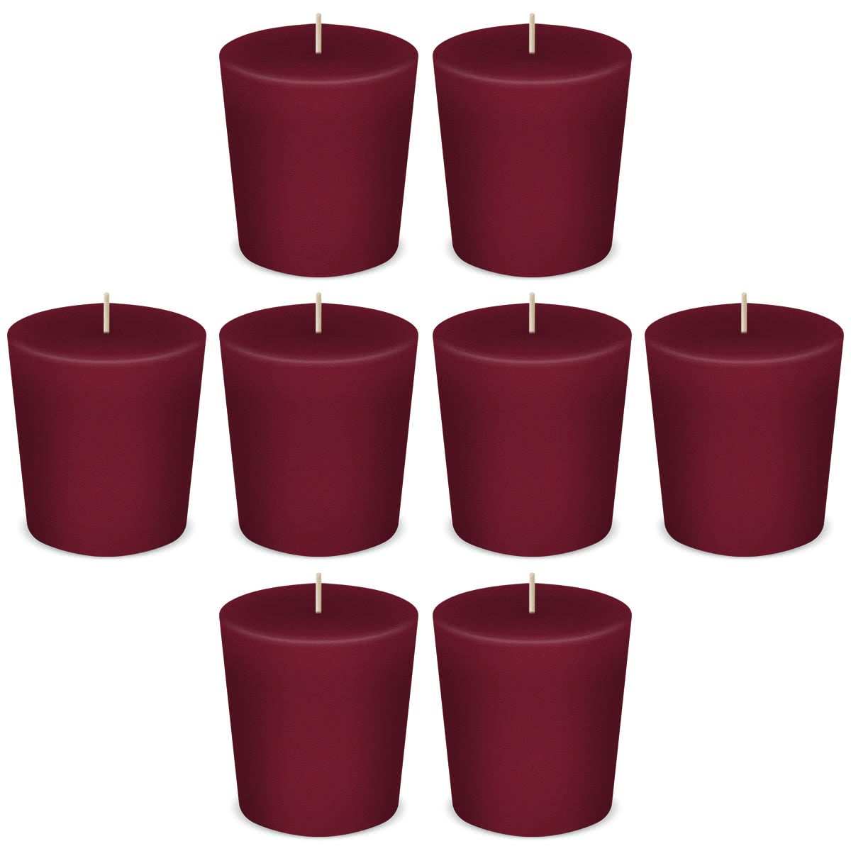 American Candle Raspberry Votive Scented Candles by American Candle - Box of 8 - Made in the USA
