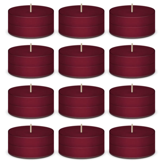 Raspberry Scented Tea Lights Candles by American Candle - 12 Pack