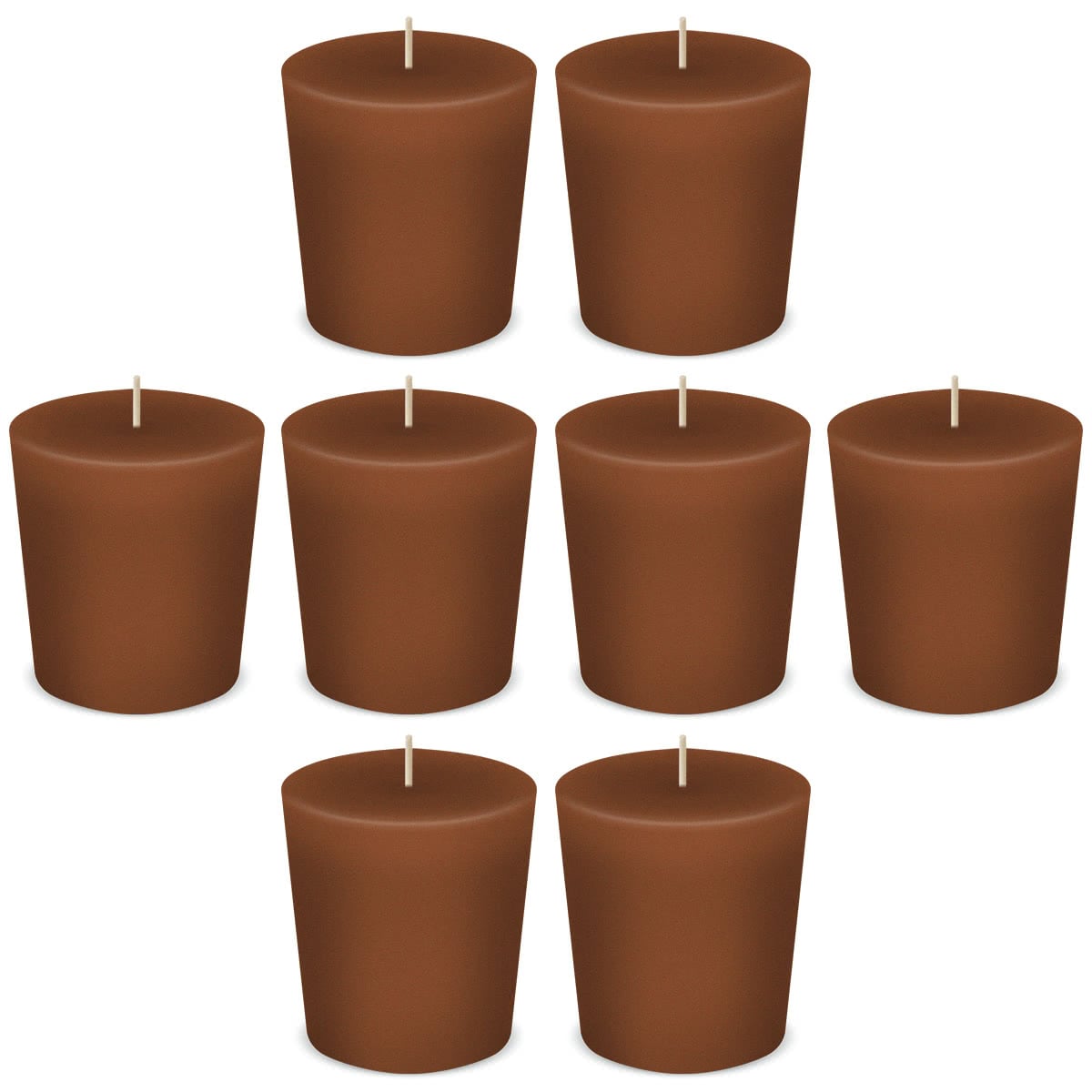 American Candle Sandalwood Votive Scented Candles by American Candle - Box of 8 - Made in the USA