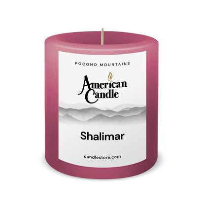 American Candle Shalimar 3x3 Scented Pillar Candle - Made in the USA