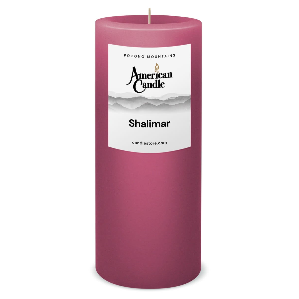 American Candle Shalimar 3x9 Scented Pillar Candle - Made in the USA