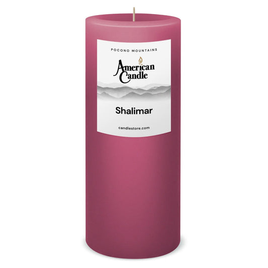 American Candle Shalimar 3x9 Scented Pillar Candle - Made in the USA