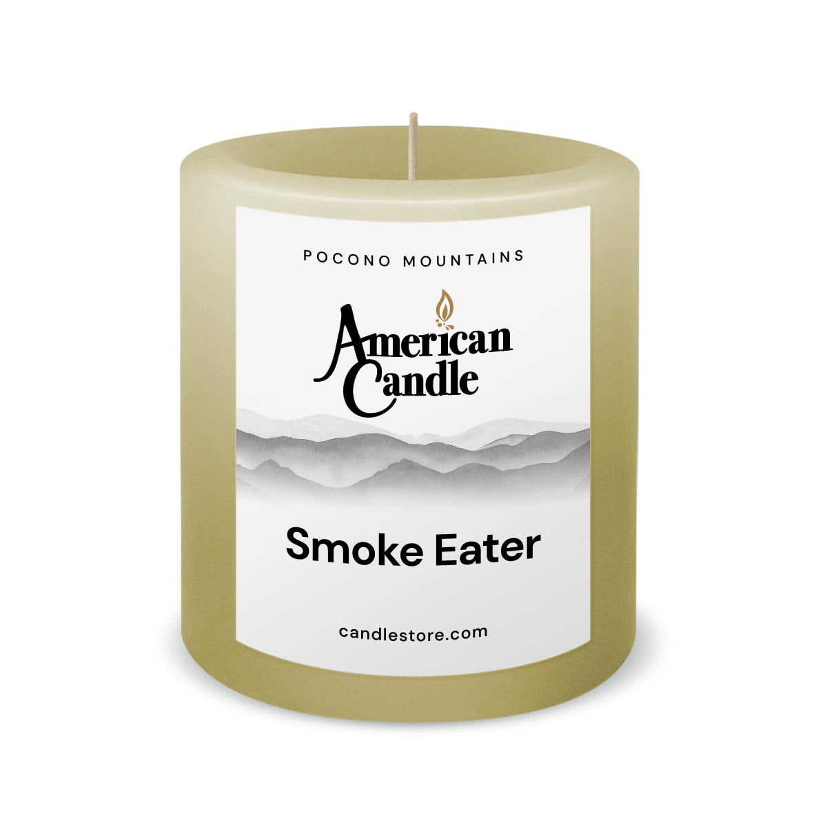 American Candle Smoke Eater 3x3 Scented Pillar Candle - Made in the USA