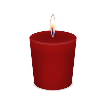 American Candle Strawberry Scented Votive Candle with Flame - Made in the USA
