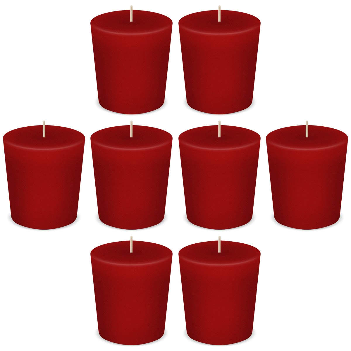 American Candle Strawberry Votive Scented Candles by American Candle - Box of 8 - Made in the USA