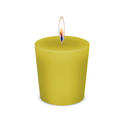 American Candle Sunflower Scented Votive Candle with Flame - Made in the USA