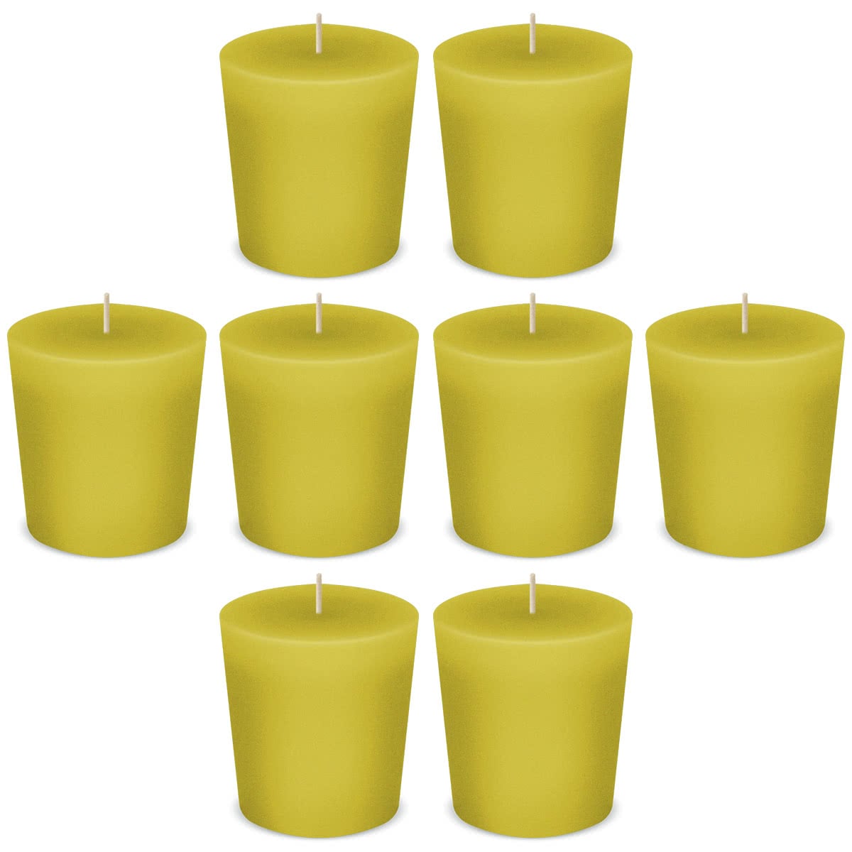 American Candle Sunflower Votive Scented Candles by American Candle - Box of 8 - Made in the USA