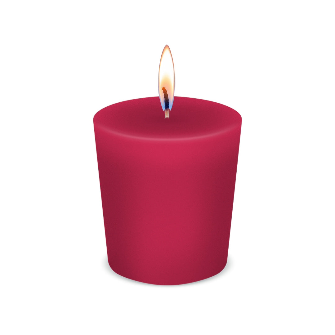 American Candle Tropical Fruit Scented Votive Candle with Flame - Made in the USA