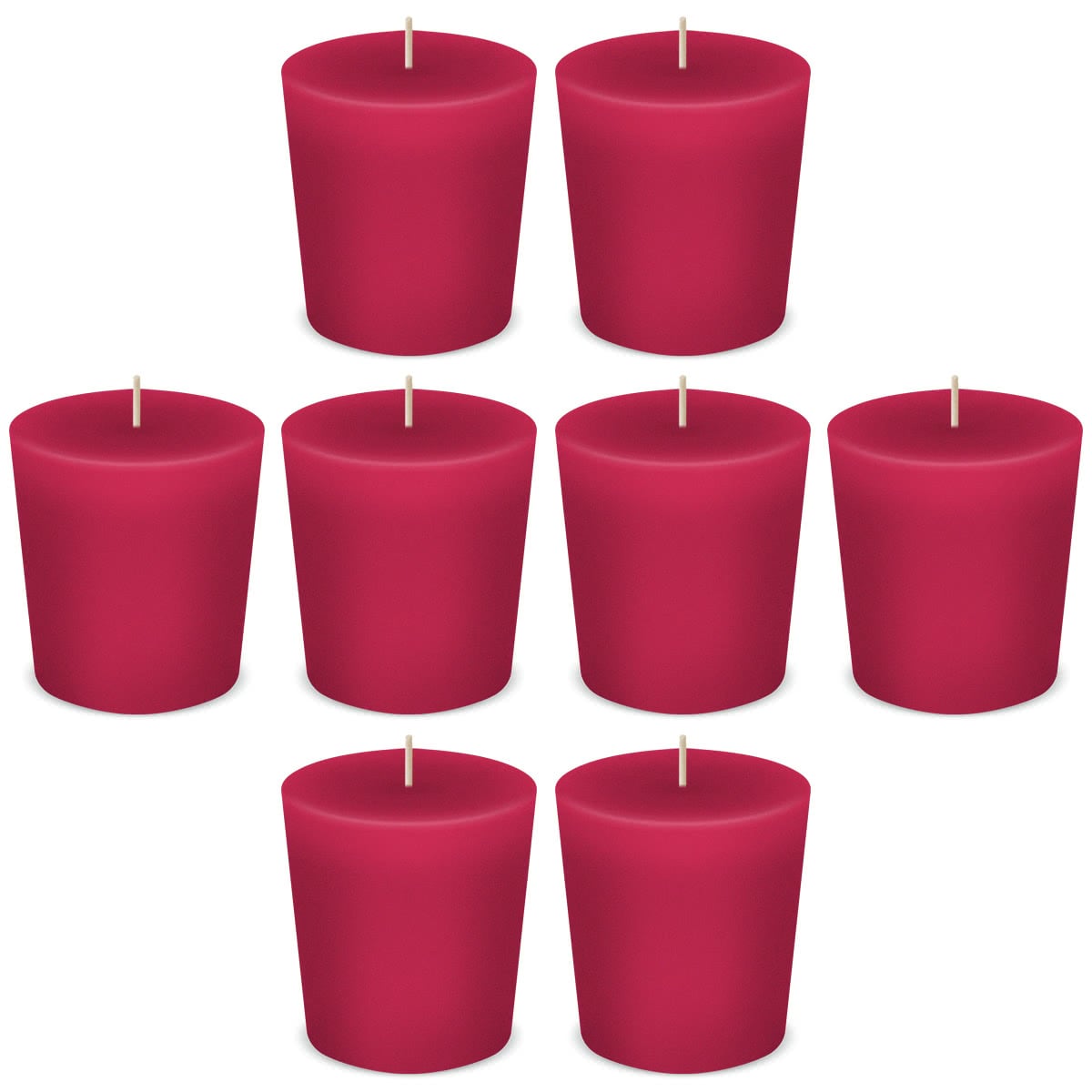 American Candle Tropical Fruit Votive Scented Candles by American Candle - Box of 8 - Made in the USA