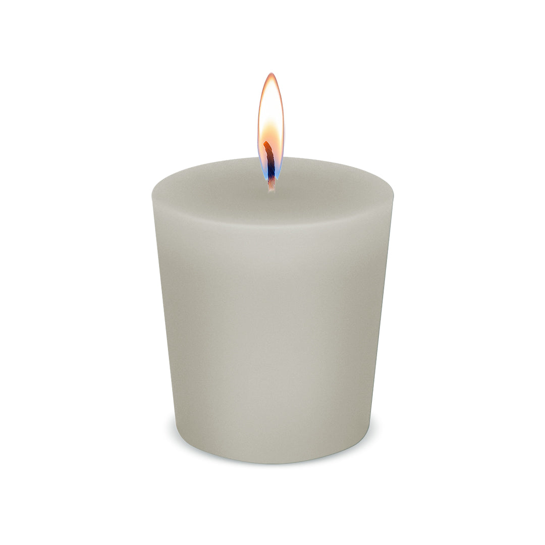 American Candle Vanilla Scented Votive Candle with Flame - Made in the USA