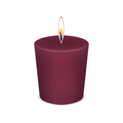 American Candle Victorian Christmas Scented Votive Candle with Flame - Made in the USA