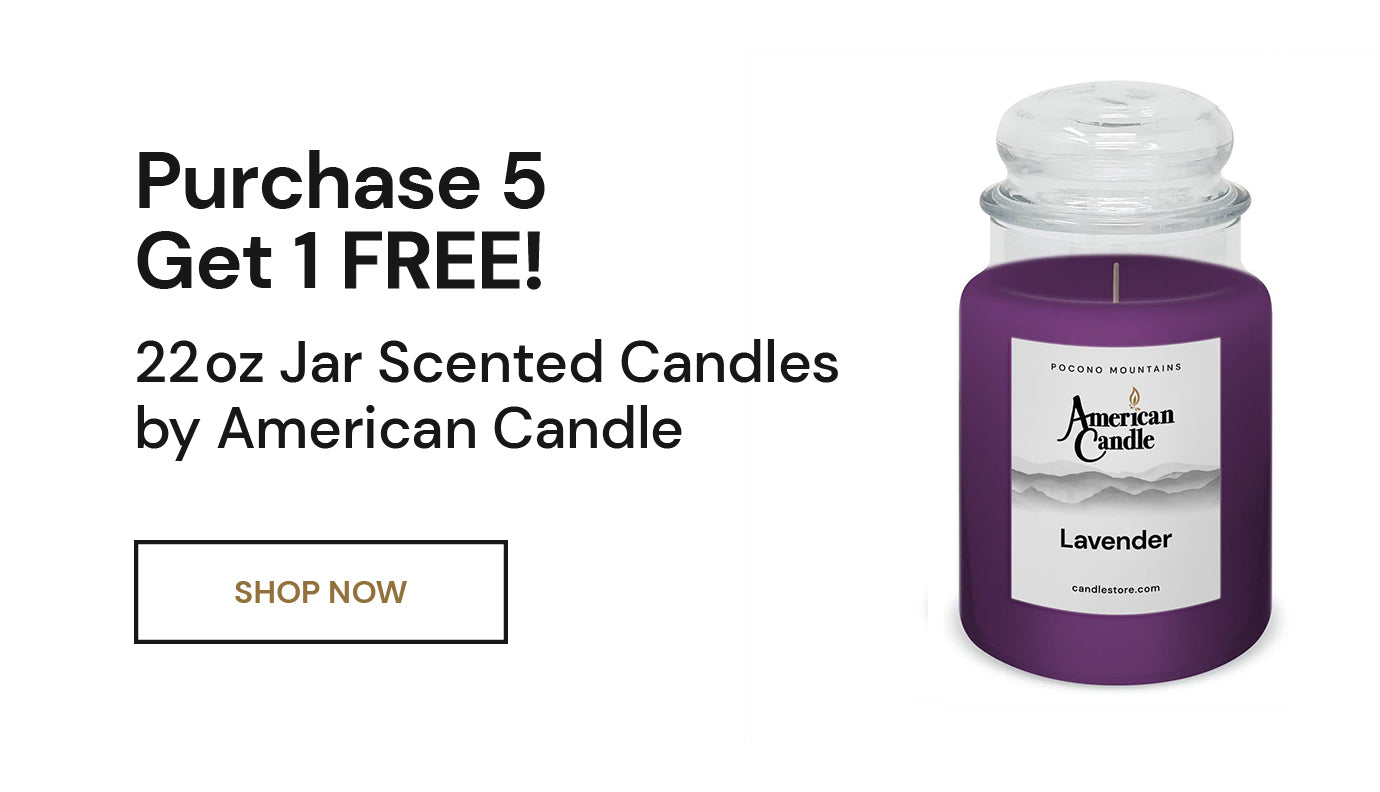 Buy 5 Get 1 Free 22oz Jar Scented Candle by American Candle